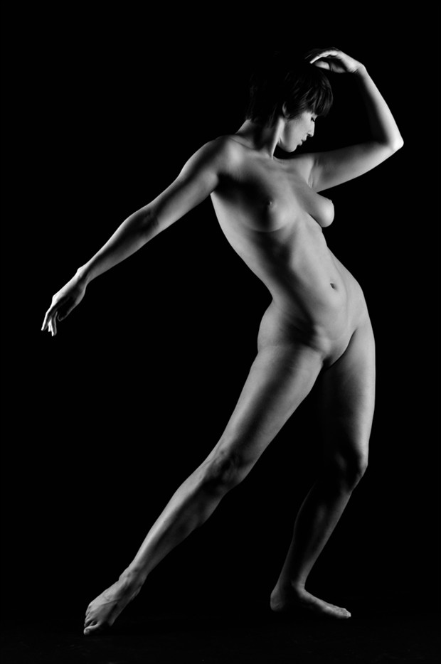 Artistic Nude Studio Lighting Photo by Model Nymph