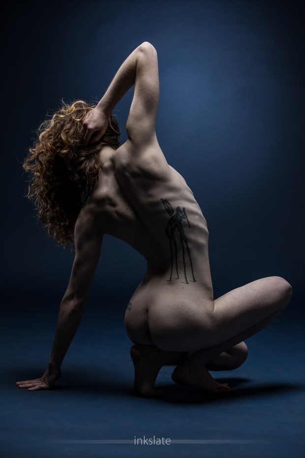 Artistic Nude Studio Lighting Photo by Model Stella Kat