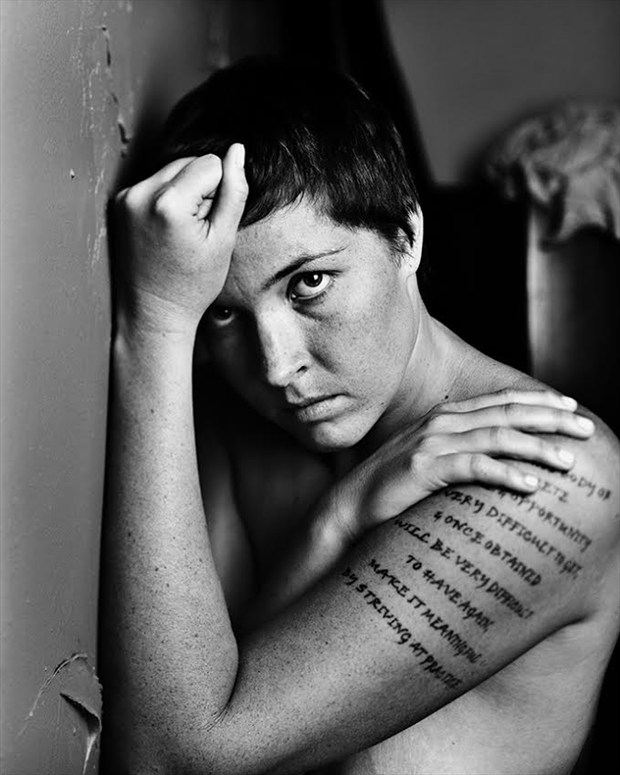 Artistic Nude Tattoos Photo by Model Elizabeth Kane