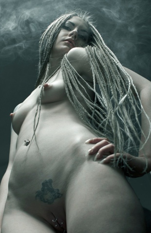 Artistic Nude Tattoos Photo by Model Kseniia 