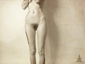 Artistic Nude Vintage Style Photo by Model Mary Geraldine