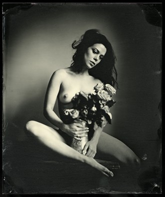 Artistic Nude Vintage Style Photo by Model Nicole Vaunt