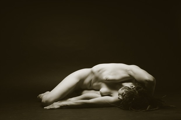 As the Female Relaxes Artistic Nude Photo by Photographer Mark Bigelow