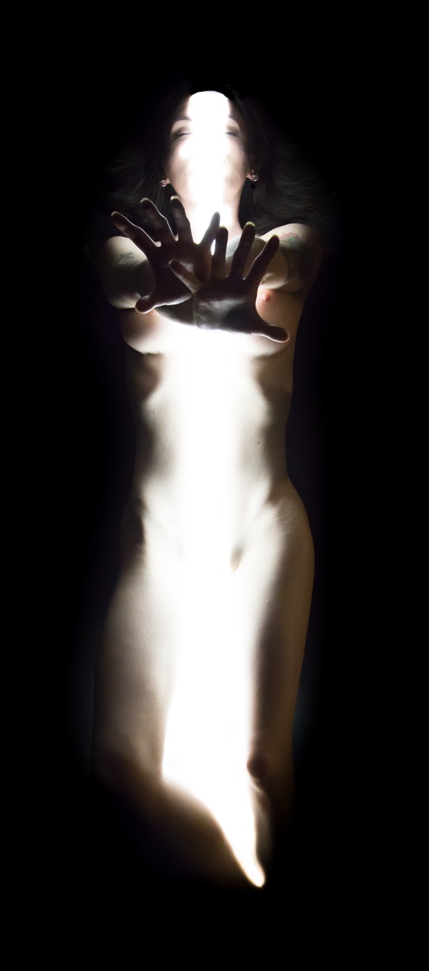 Ashley   The Light Pours Out of Her Artistic Nude Photo by Artist Freddie Graves