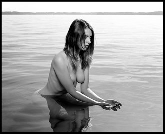 Astrid in Water Artistic Nude Photo by Photographer Grant Beecher