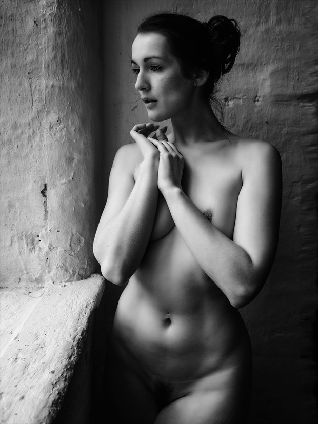 At the Window Artistic Nude Photo by Photographer Les Auld