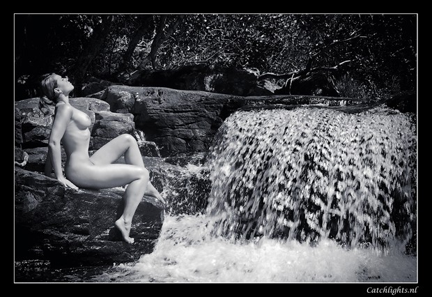 At the waterfalls %2301 Artistic Nude Photo by Model Diana