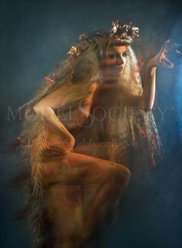 Autumn Creature Artistic Nude Photo by Model Sylph Sia