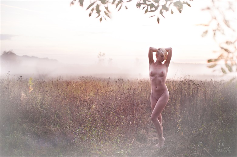 Autumn Falls 01 Artistic Nude Photo by Photographer George Mihes