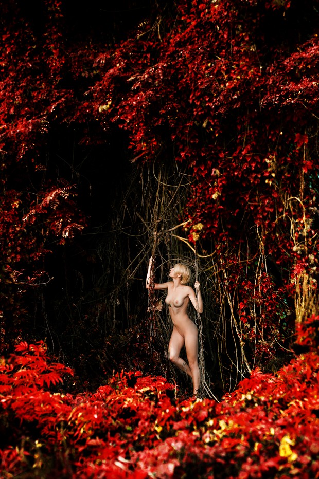 Autumn Falls 02 Artistic Nude Photo by Photographer George Mihes
