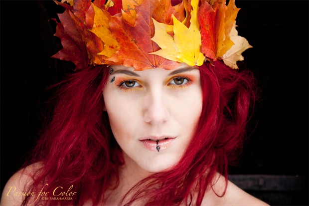 Autumn queen Nature Photo by Model Moijra
