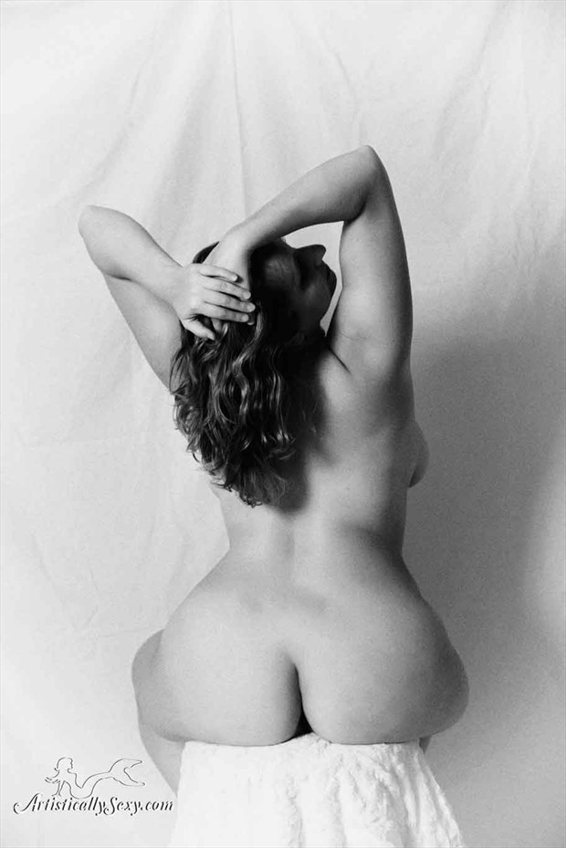Back Curves  Artistic Nude Photo by Model Curvy Krista