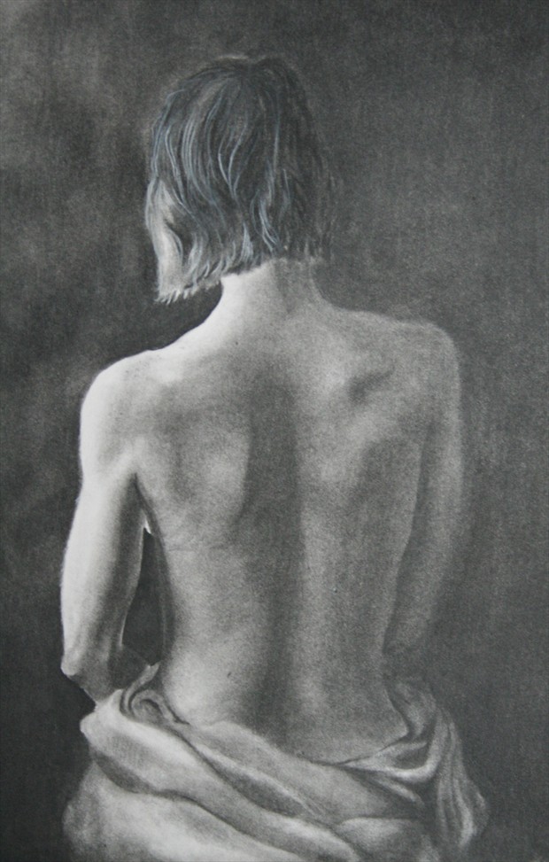 Back Study Artistic Nude Artwork by Photographer Brett Roeller