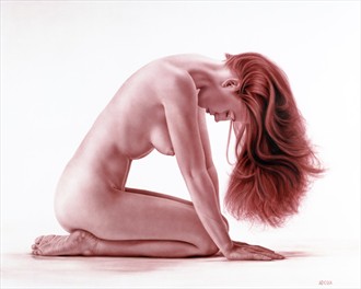 Backdraft Artistic Nude Artwork by Artist A.D. Cook