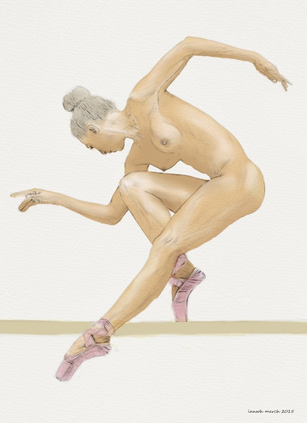 Balance Artistic Nude Artwork by Artist ianwh