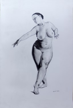 Barbados Pearl No.19 Artistic Nude Artwork by Artist Chuck Miller
