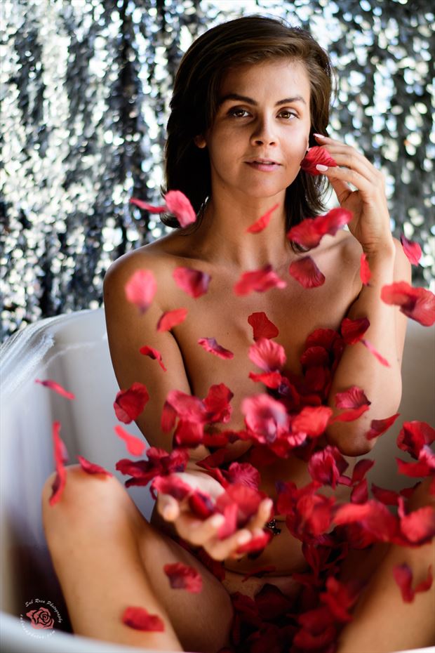 Bath Time Implied Nude Artwork by Photographer SubRosaPhotos