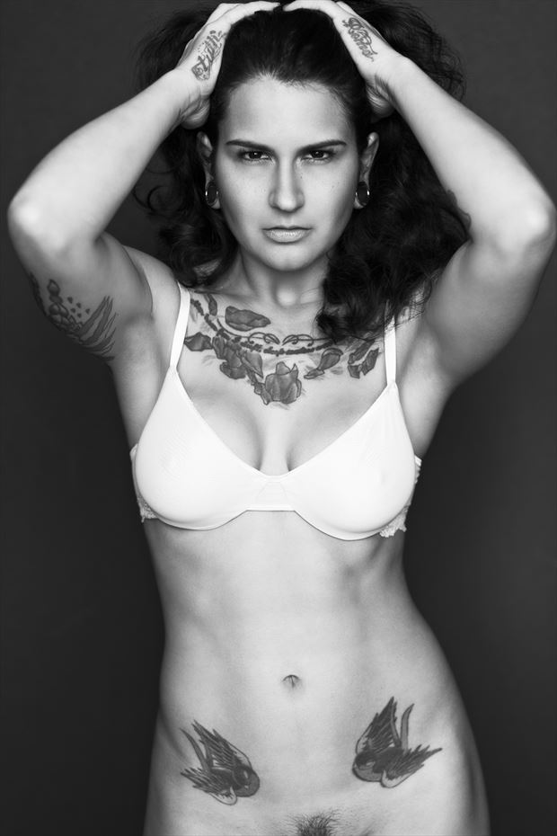 Bavie   White Bra Tattoos Photo by Photographer Sam Henderson Photography