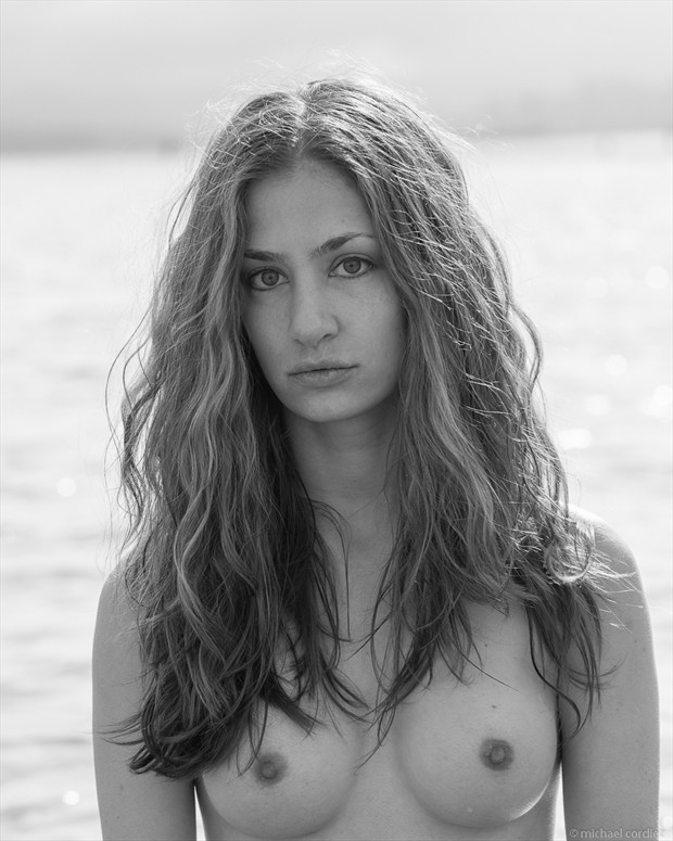 Beach Portrait Artistic Nude Photo by Model MelissaAnn