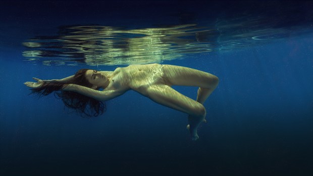 Beautiful blue Artistic Nude Photo by Photographer dml
