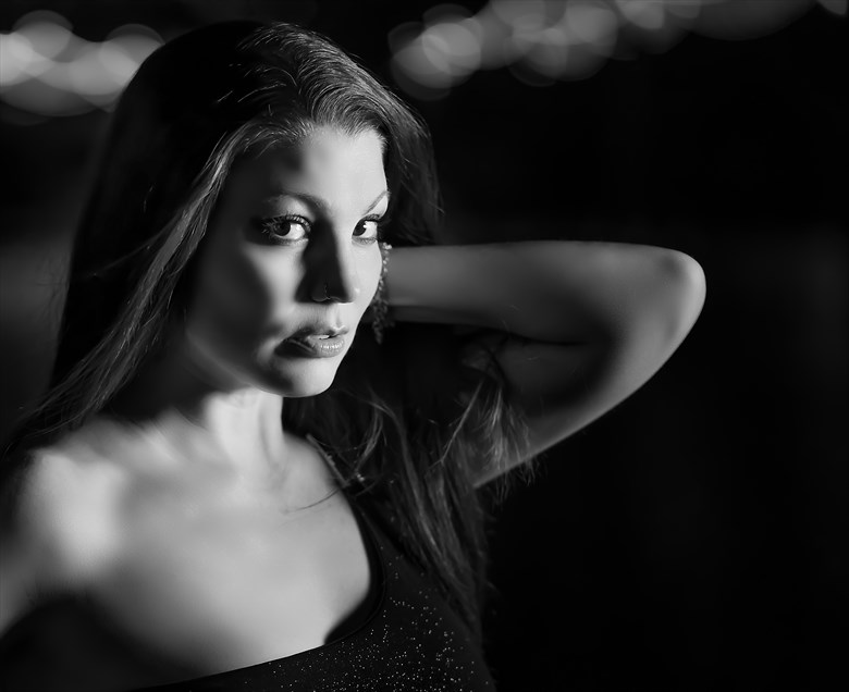 Beauty in Black and White Glamour Photo by Photographer ReImagineMeStudios