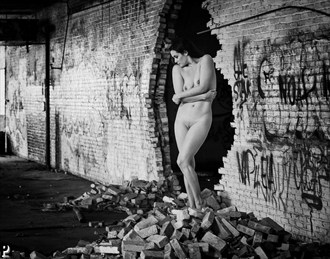 Beauty in the Ruins Artistic Nude Artwork by Photographer Thom Peters Photog