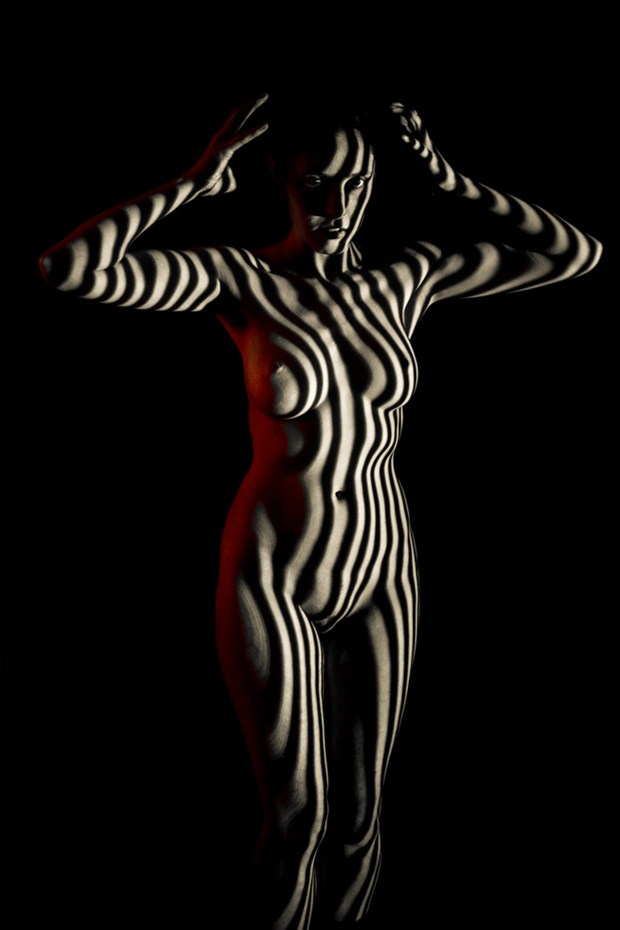 Becca Stripes Artistic Nude Photo by Photographer rhys