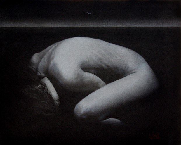 Before The Dawn Artistic Nude Artwork by Artist George Paul Miller