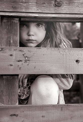 Behind the border of childhood Portrait Artwork by Photographer Kiril Stanoev