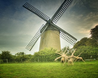 Bembridge Windmill Artistic Nude Photo by Photographer Mark Davy Jones