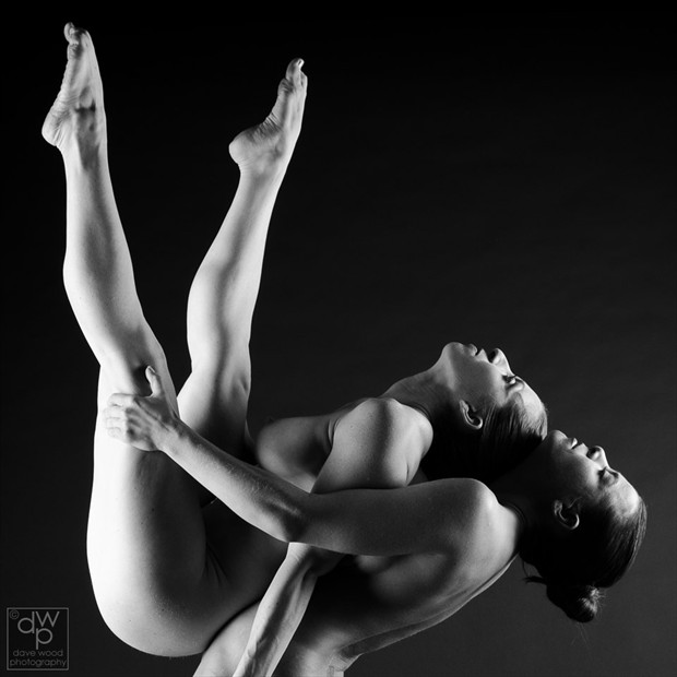 Bending with points Artistic Nude Artwork by Model Ceara Blu