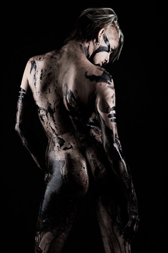 Black Body Suit Artistic Nude Artwork by Photographer subtleshades