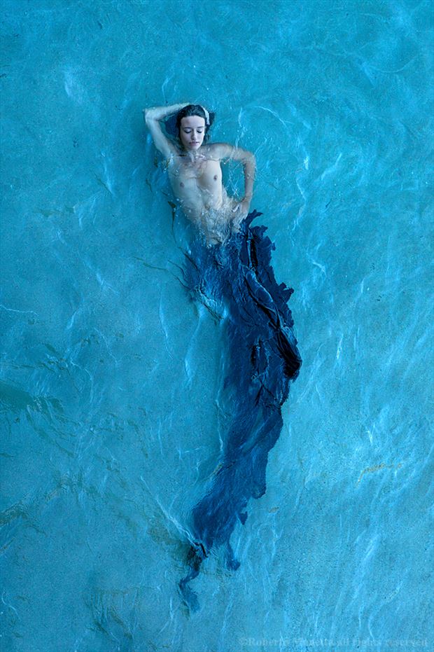 Black Mermaid Artistic Nude Photo by Photographer Roberto Manetta