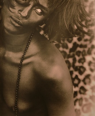 Black Pearls Expressive Portrait Photo by Artist iRog