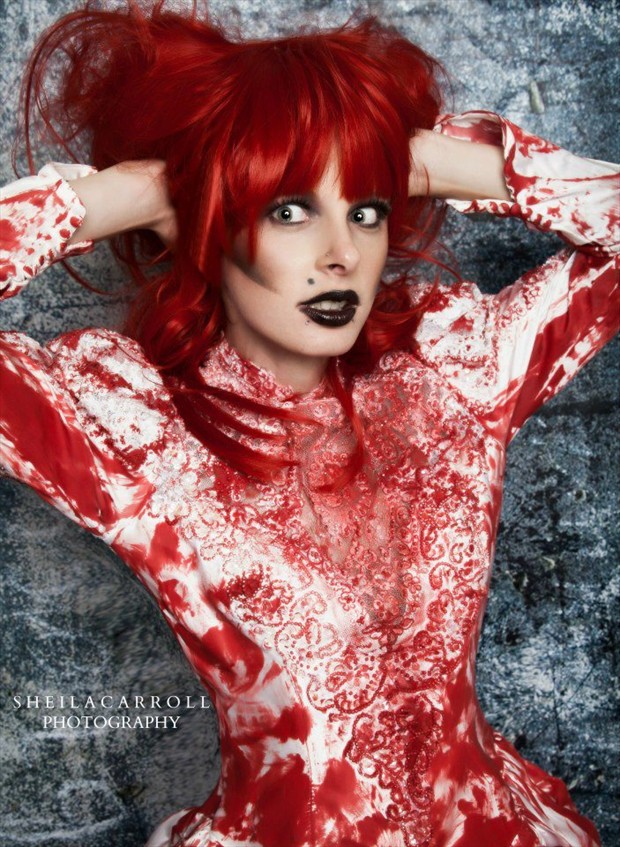 Bloody Krazy!  Close Up Photo by Model Babydoll Beth
