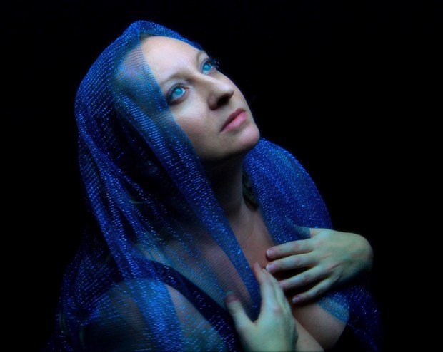 Blue 3  Chiaroscuro Photo by Model Curvy Krista