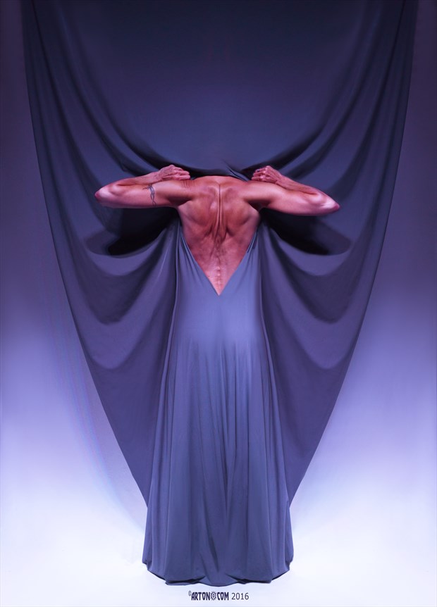 Blue Artistic Nude Artwork by Photographer Arton