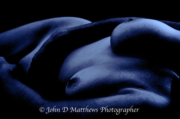 Blue Artistic Nude Photo by Photographer John Matthews