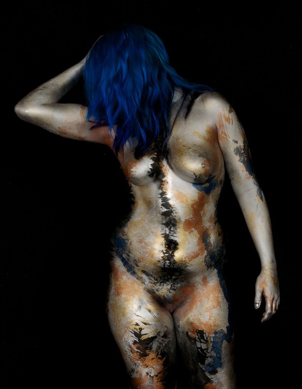 Blue Artistic Nude Photo by Photographer aricephoto