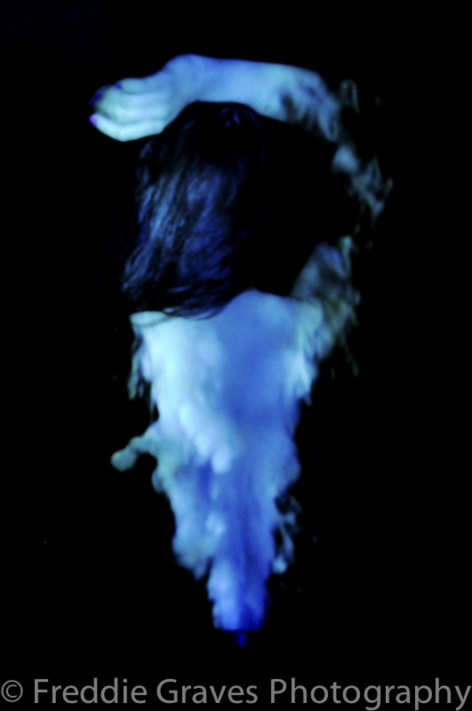 Blue Genie Artistic Nude Photo by Artist Freddie Graves
