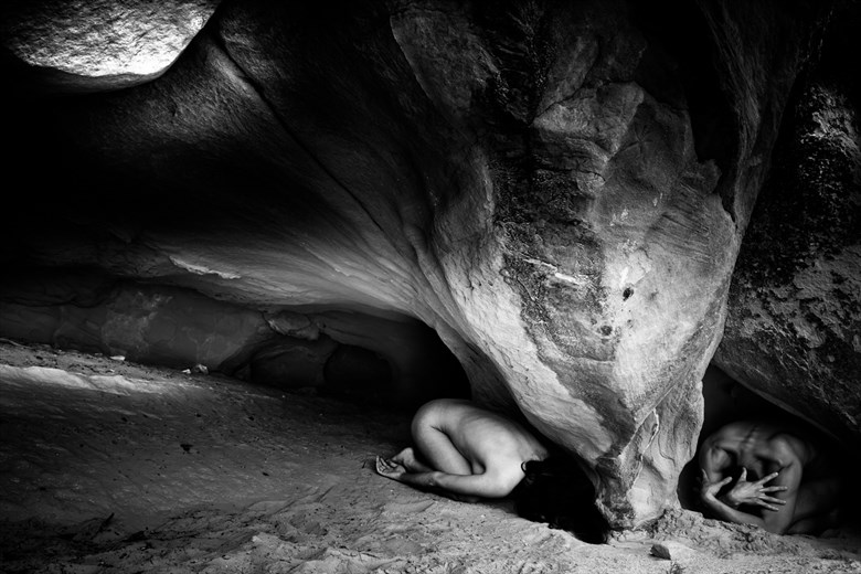 Blue Mountain Artistic Nude Photo by Artist April Alston McKay