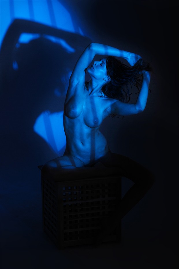 Blue Still 21 Artistic Nude Photo by Photographer Mark Bigelow