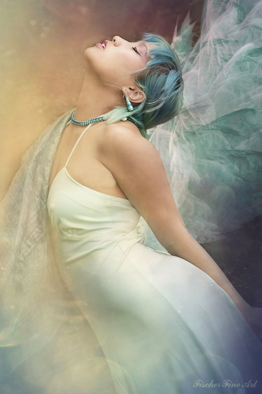 Blue fairy Fantasy Artwork by Photographer Fischer Fine Art