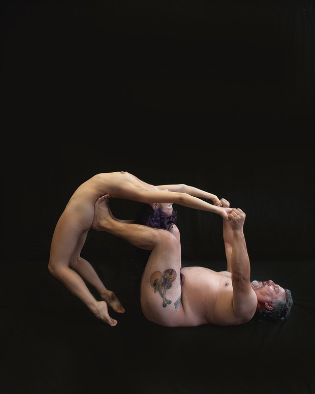 Bodies in Contrast Artistic Nude Photo by Model David L