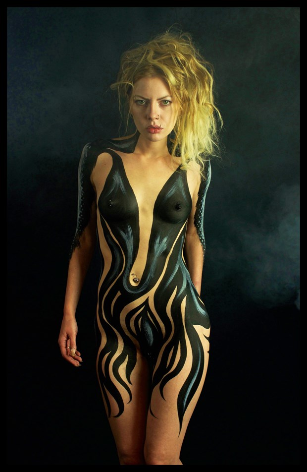 Body Paint Artistic Nude Photo by Artist Addenda Studios