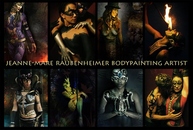 Body Painting Artwork by Artist Jeanne Mare Raubenheimer