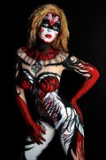 Body Painting Artwork by Model Jessica Ann