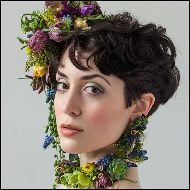 Botanical Couture Glamour Photo by Model Ammalynn