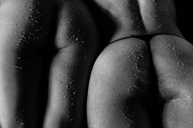 Both Butts, Wet Artistic Nude Photo by Photographer AOPhotography