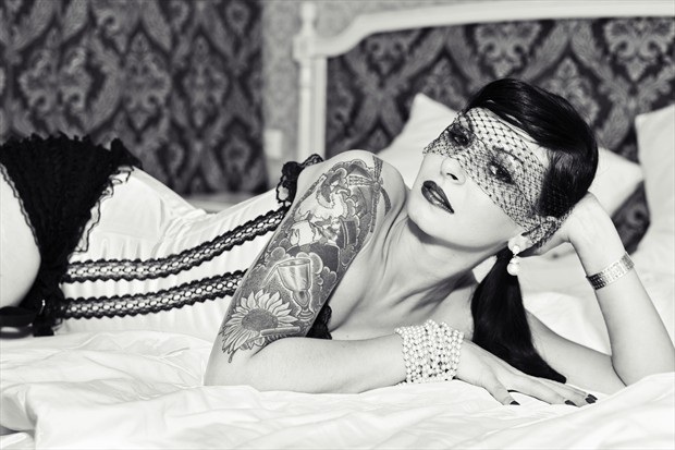 Boudoir Tattoos Photo by Model Carrie Diamond